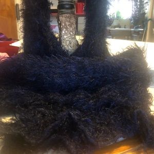 Trendy Fashion Scarf Navy